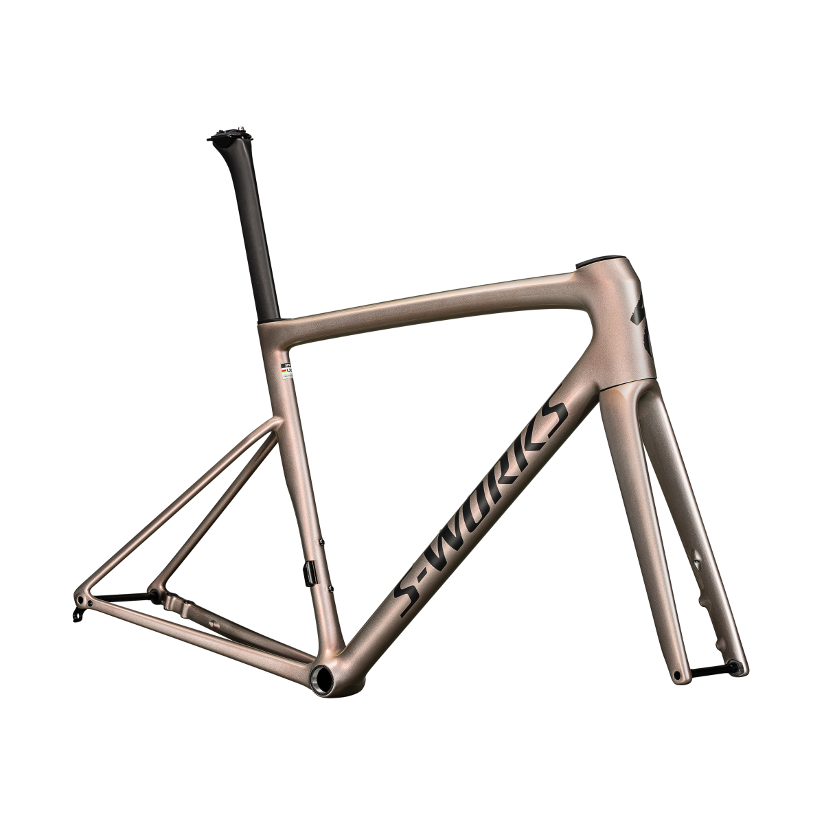 S-Works Tarmac SL8 Frameset | Viavi Red Gold Over Silver